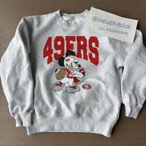 90s San Francisco 49ers Micky Fan Football Sweatshirt, Retro NFL 49ers Shirt tee